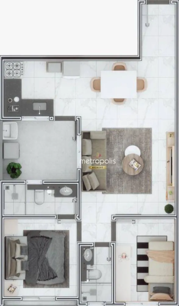 Apartamento, 2 quartos, 61 m² - Foto 5