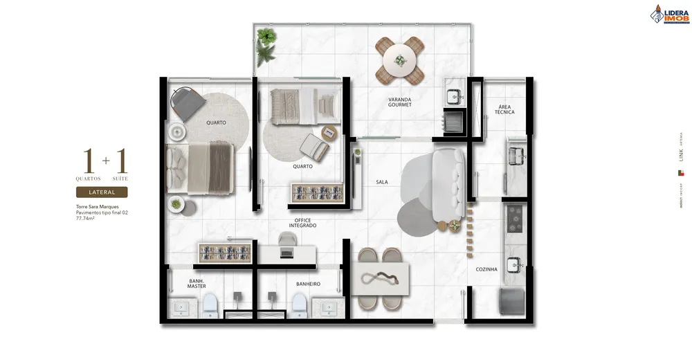 Apartamento, 2 quartos, 69 m² - Foto 4