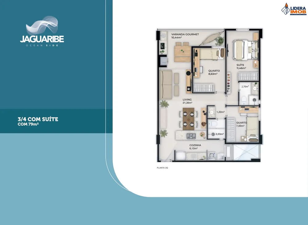 Apartamento, 2 quartos, 63 m² - Foto 11