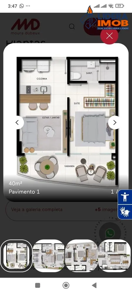 Apartamento, 1 quarto, 40 m² - Foto 8