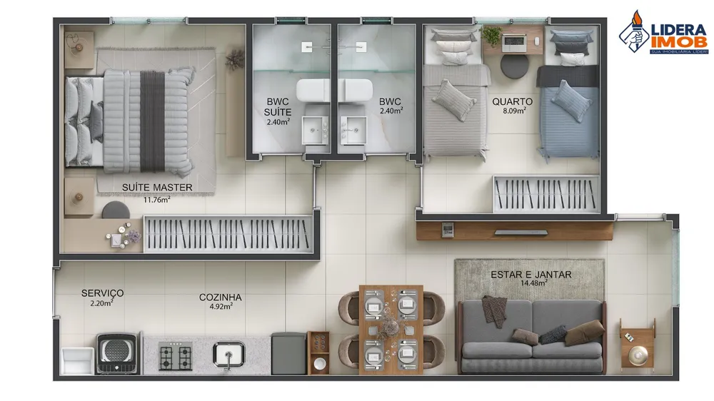 Casa, 2 quartos, 232 m² - Foto 16