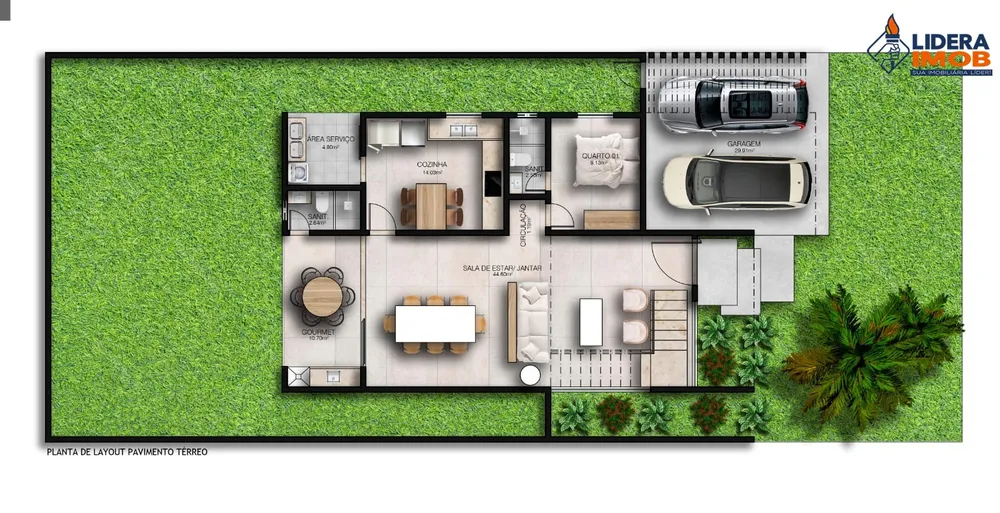 Casa, 3 quartos, 244 m² - Foto 3