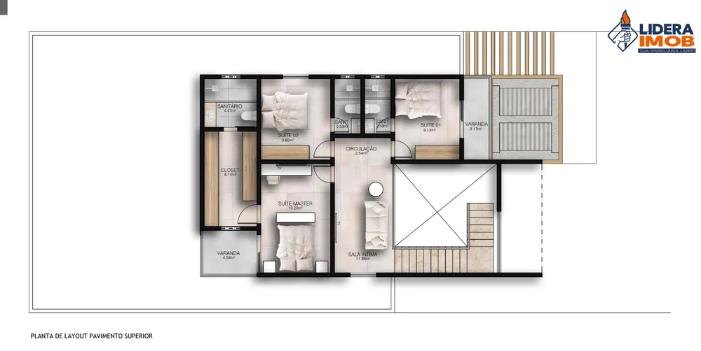 Casa, 3 quartos, 244 m² - Foto 2