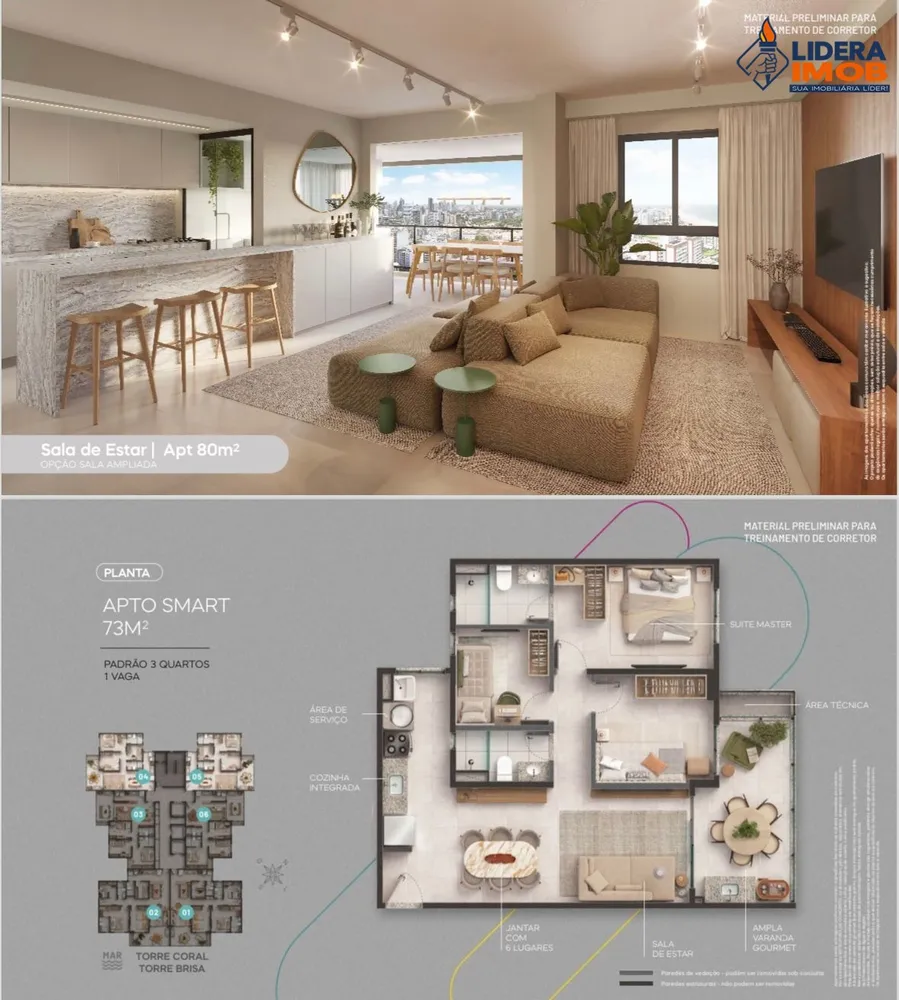Apartamento, 3 quartos, 73 m² - Foto 11