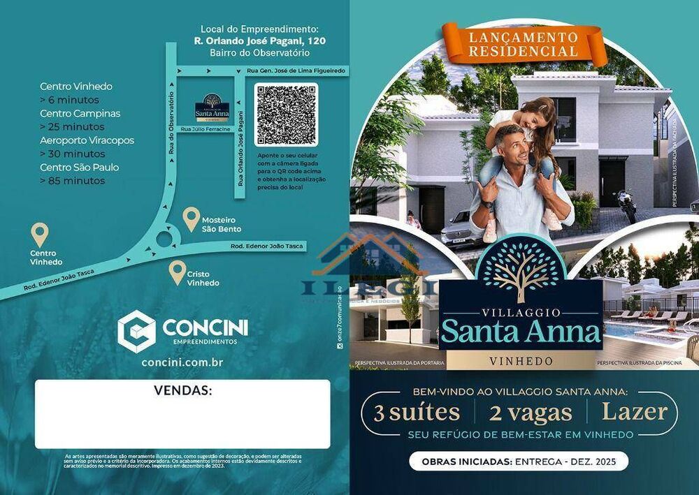 Casa de Condomínio, 3 quartos - Foto 1