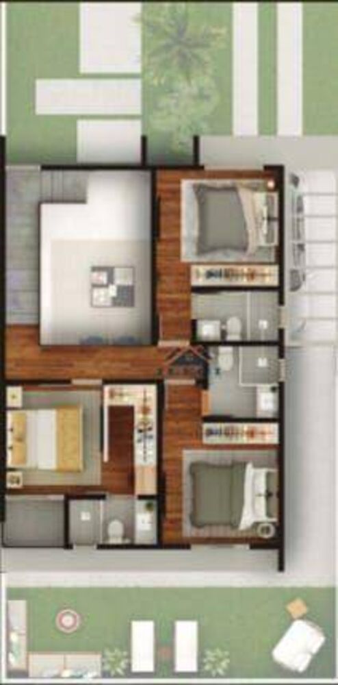 Casa de Condomínio, 3 quartos - Foto 3