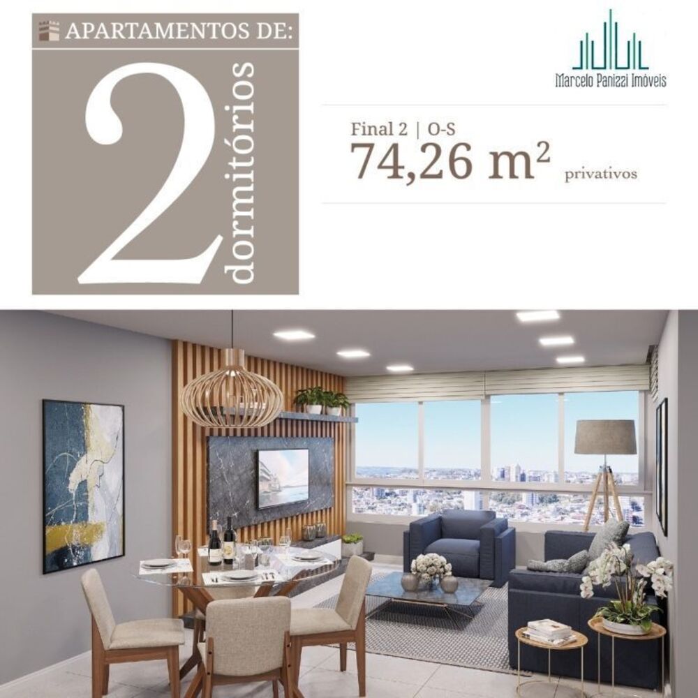 Apartamento, 2 quartos, 74 m² - Foto 2