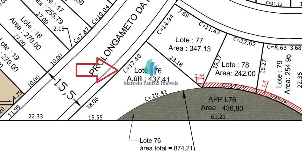 Terreno à venda, 874m² - Foto 3
