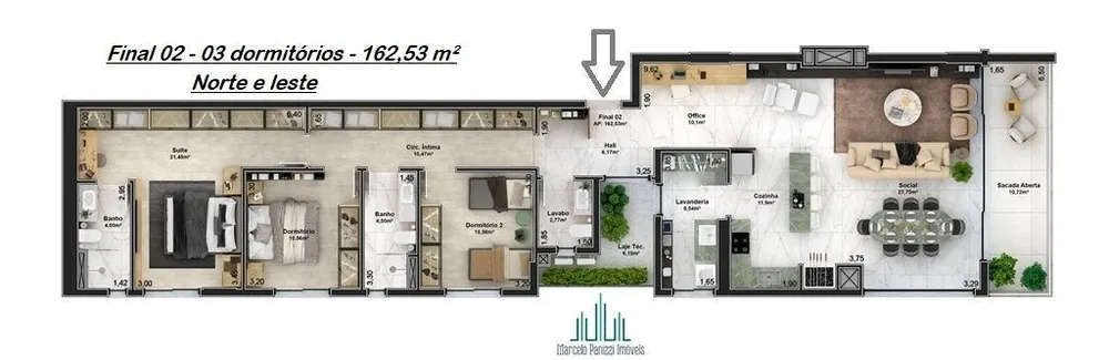 Apartamento, 3 quartos, 162 m² - Foto 15