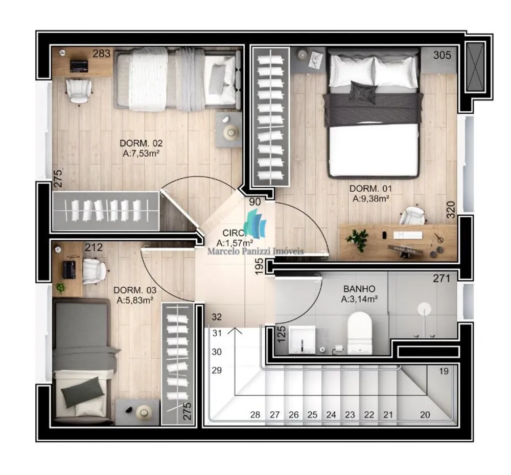 Sobrado, 3 quartos, 130 m² - Foto 16