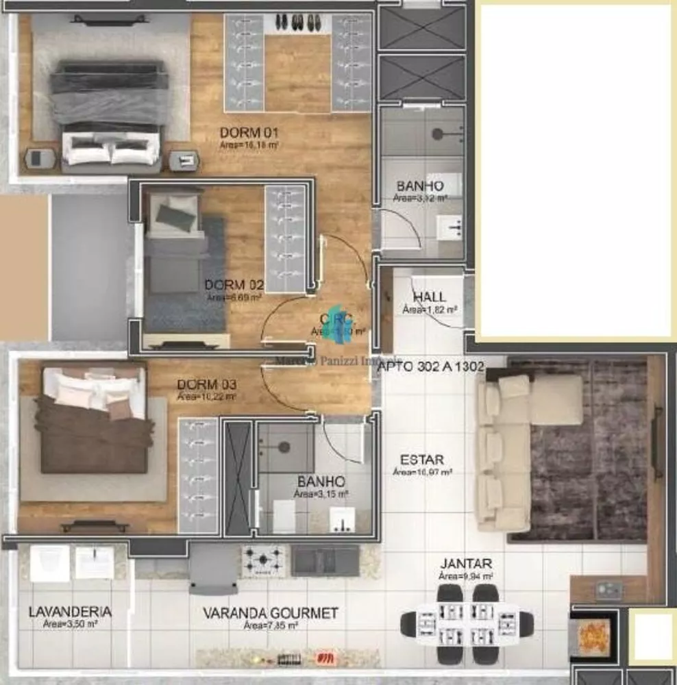 Apartamento à venda com 3 quartos, 93m² - Foto 14