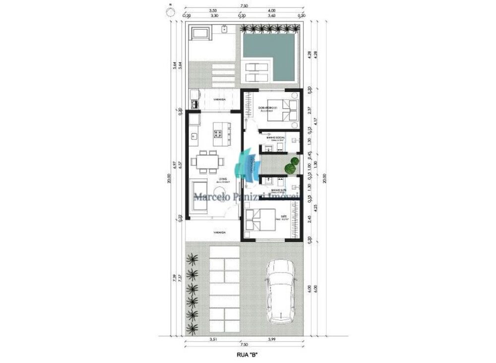 Casa, 2 quartos, 69 m² - Foto 2