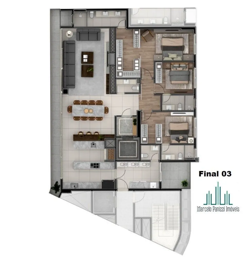 Apartamento, 3 quartos, 205 m² - Foto 20