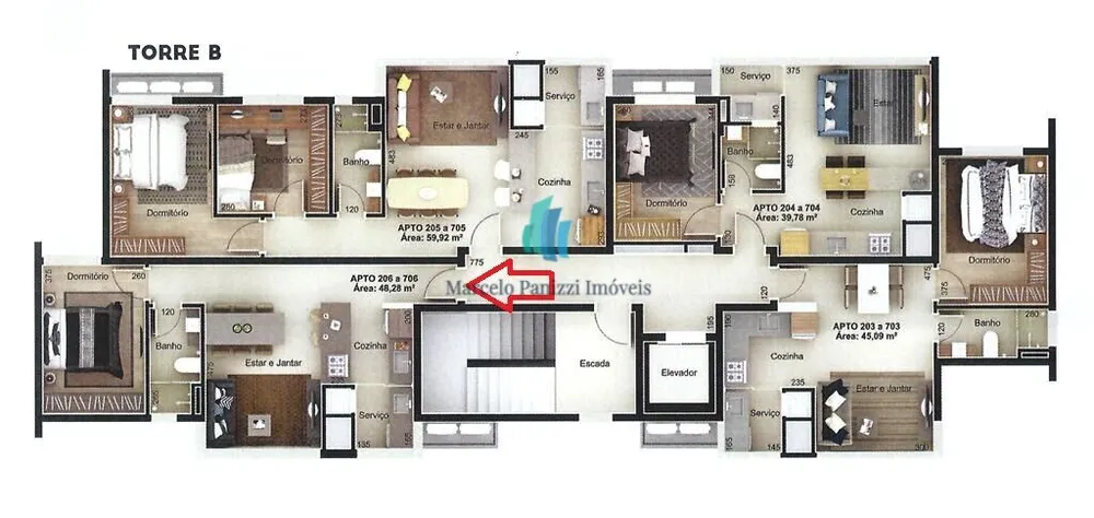 Apartamento, 1 quarto, 48 m² - Foto 10