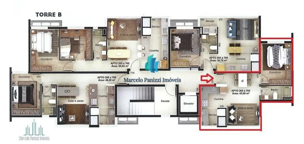 Apartamento, 1 quarto, 45 m² - Foto 10