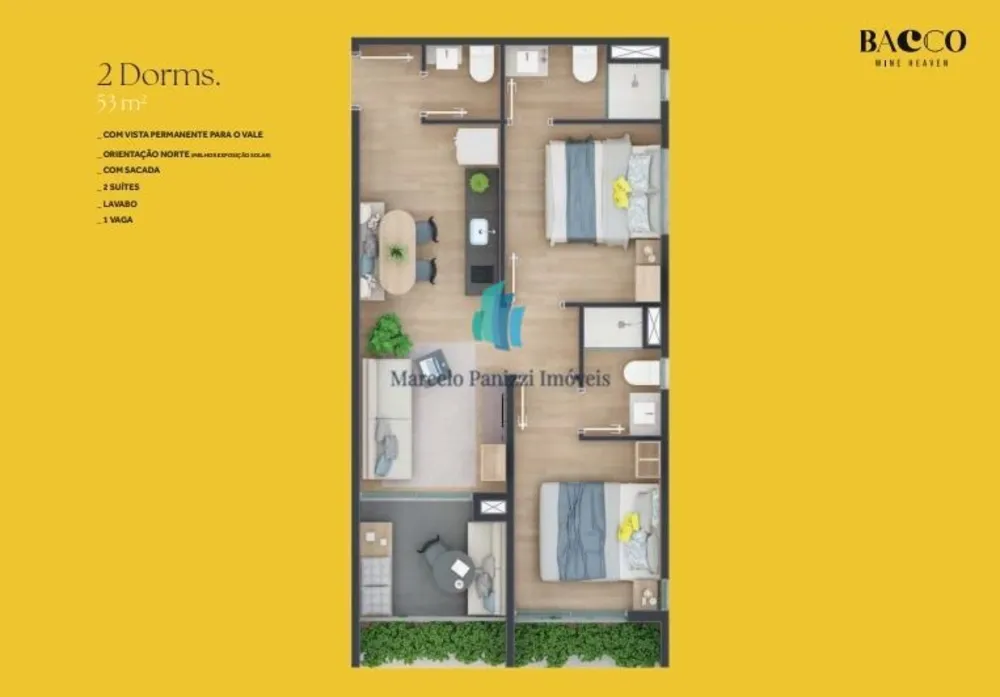 Apartamento, 2 quartos, 53 m² - Foto 10