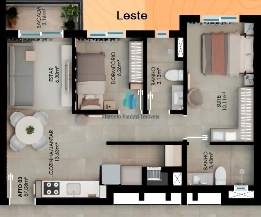 Apartamento, 2 quartos, 72 m² - Foto 11