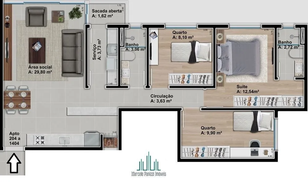 Apartamento, 3 quartos, 84 m² - Foto 15