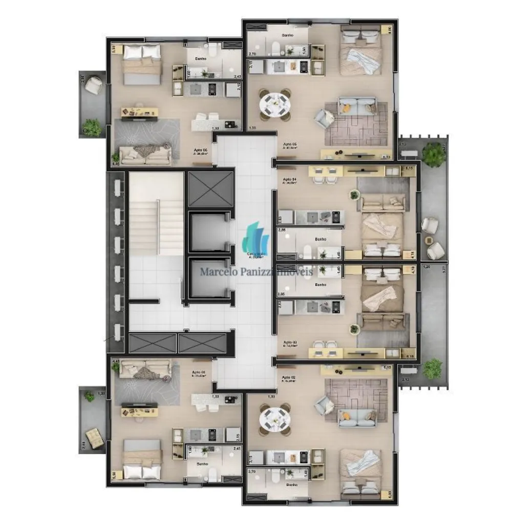 Apartamento, 1 quarto, 42 m² - Foto 6