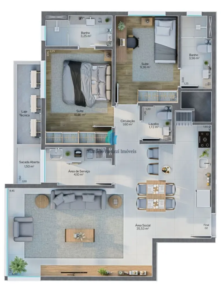 Apartamento, 2 quartos, 92 m² - Foto 6