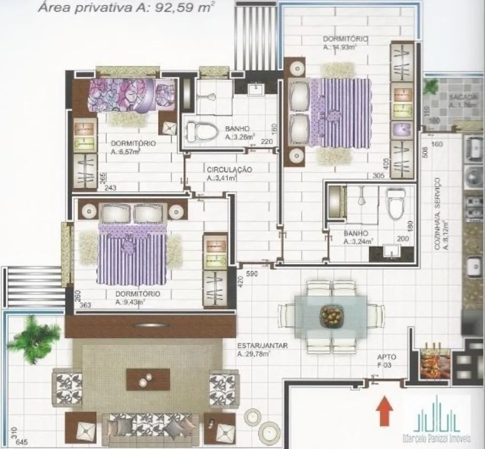 Apartamento, 3 quartos, 92 m² - Foto 14