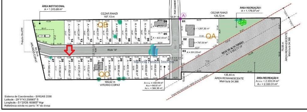 Terreno, 411 m² - Foto 2