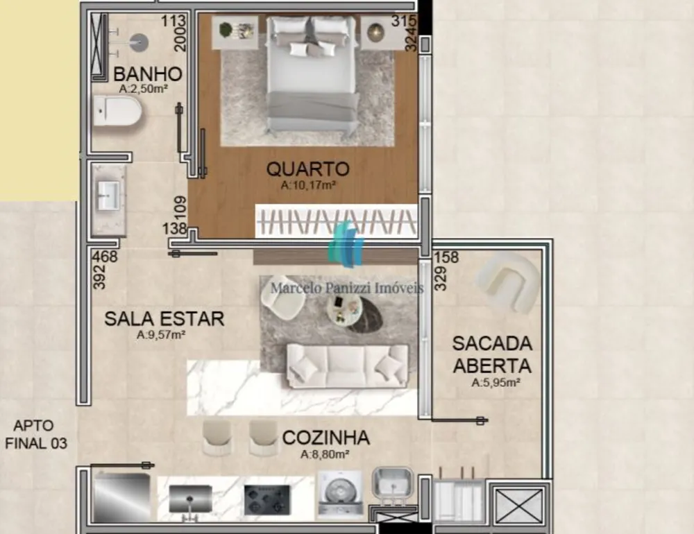 Apartamento, 1 quarto, 45 m² - Foto 11