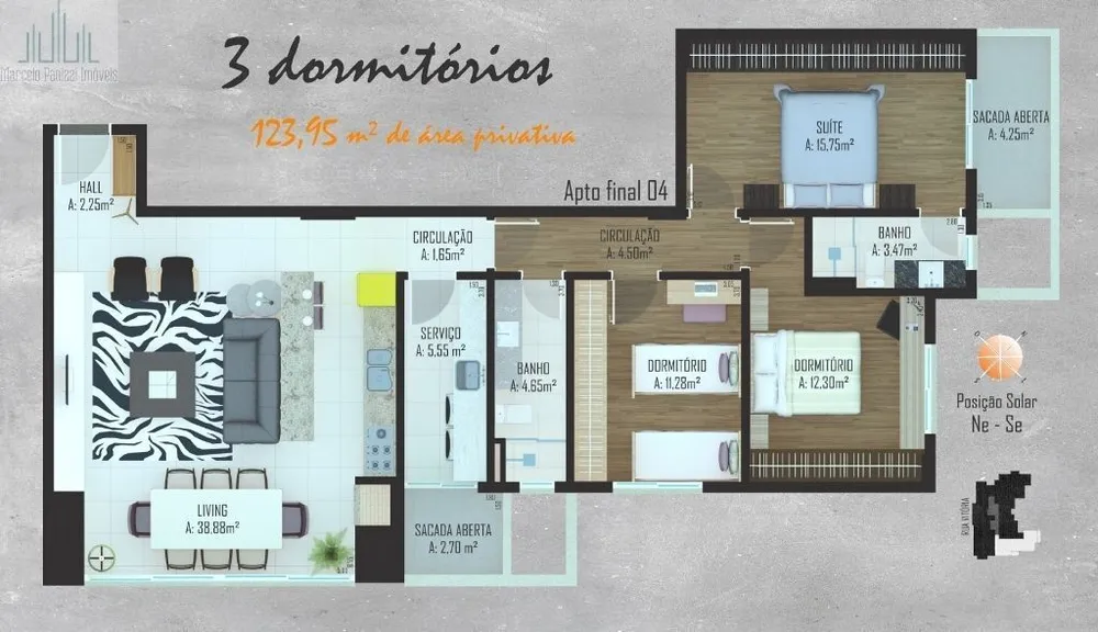 Apartamento, 3 quartos, 123 m² - Foto 10