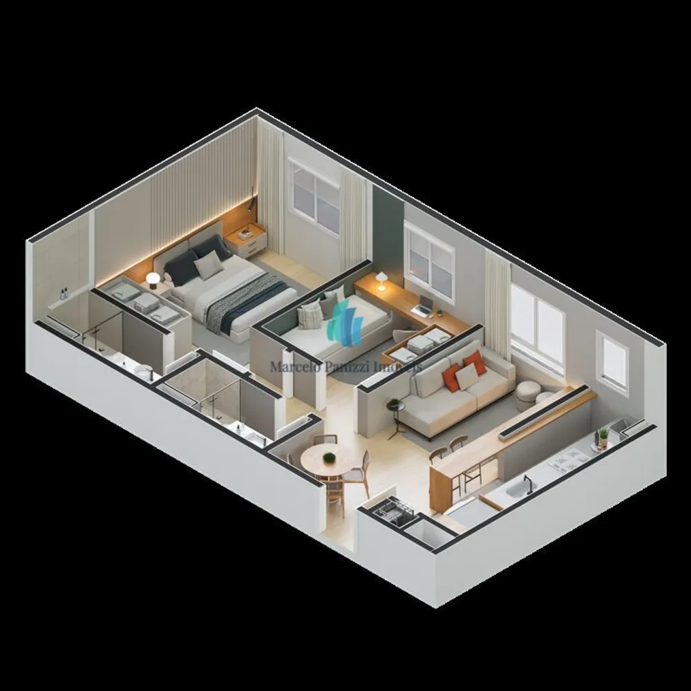 Apartamento, 2 quartos, 53 m² - Foto 9
