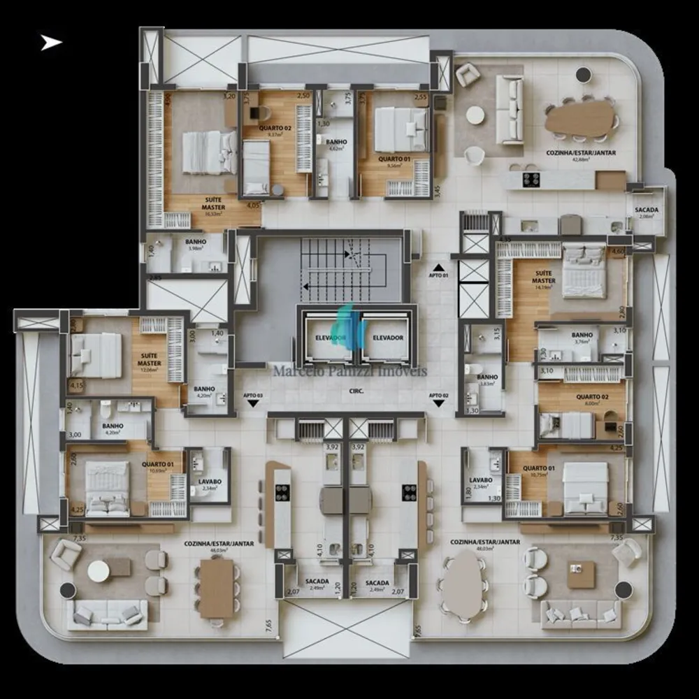 Apartamento, 2 quartos, 102 m² - Foto 13