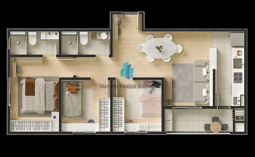 Apartamento, 3 quartos, 71 m² - Foto 10