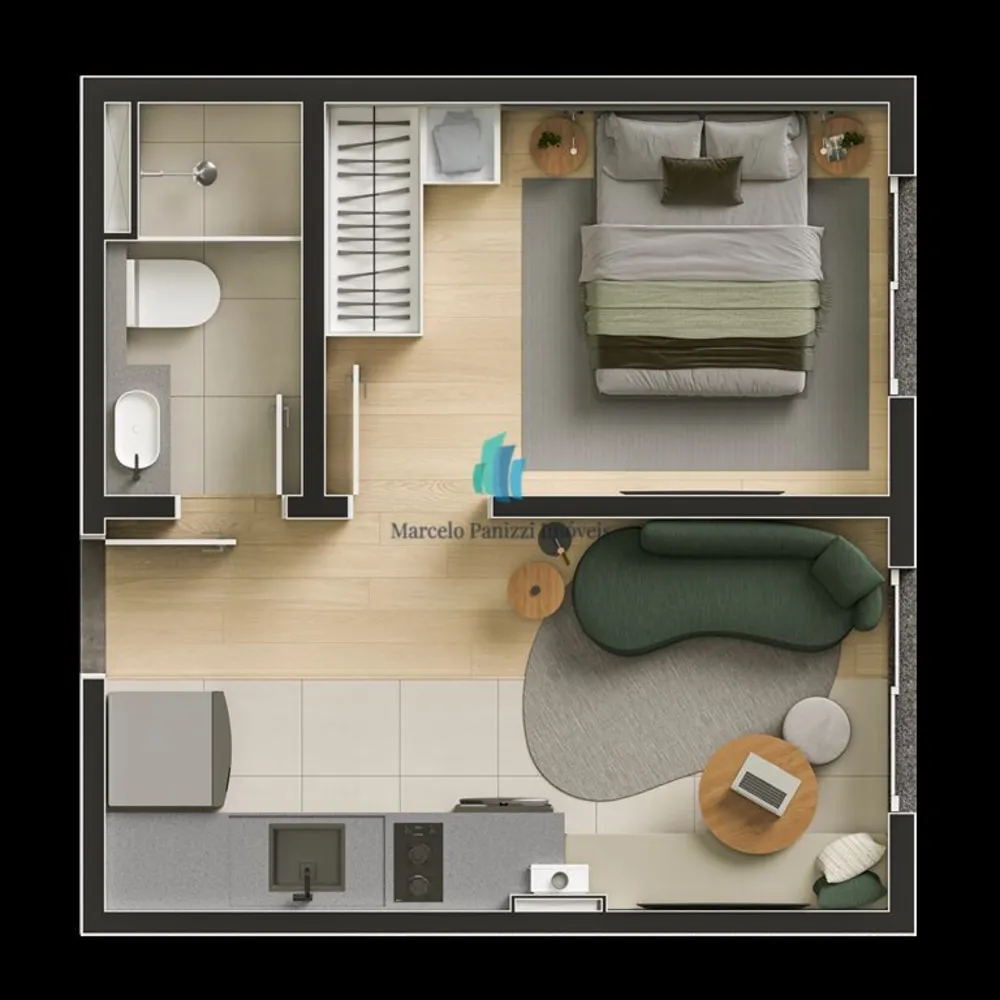 Apartamento, 1 quarto, 26 m² - Foto 10