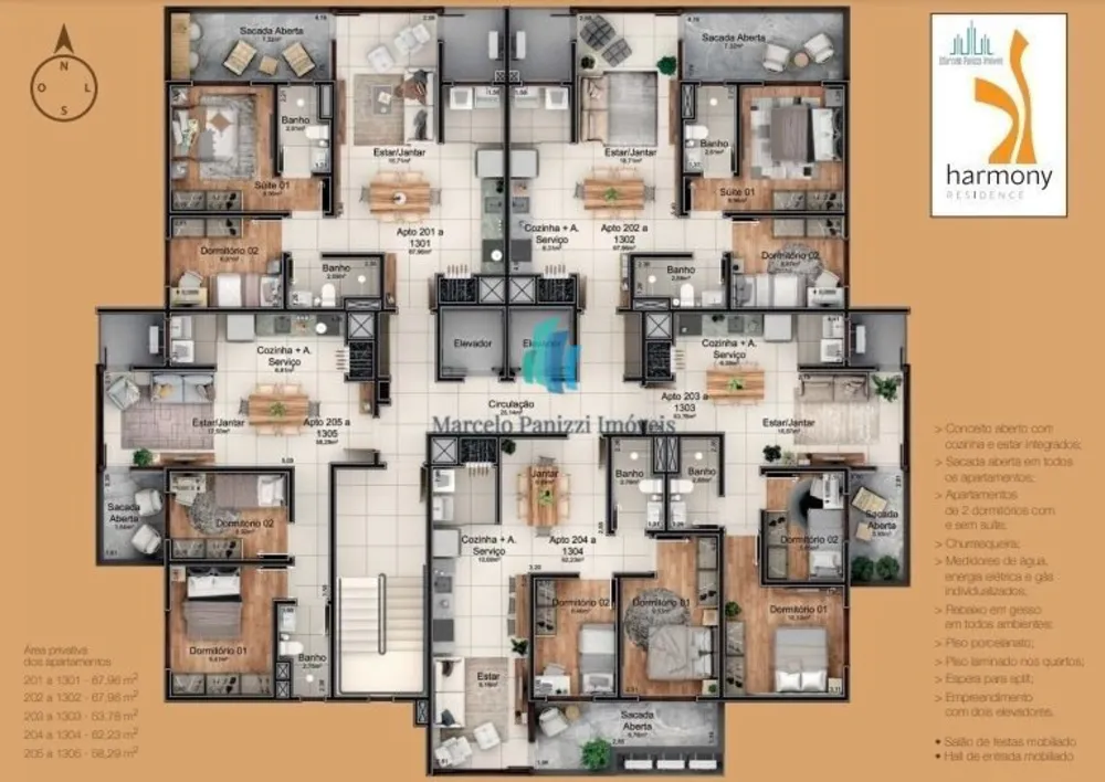 Apartamento, 2 quartos, 53 m² - Foto 10