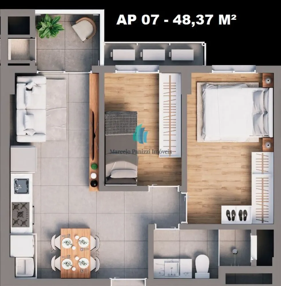 Apartamento, 2 quartos, 53 m² - Foto 14