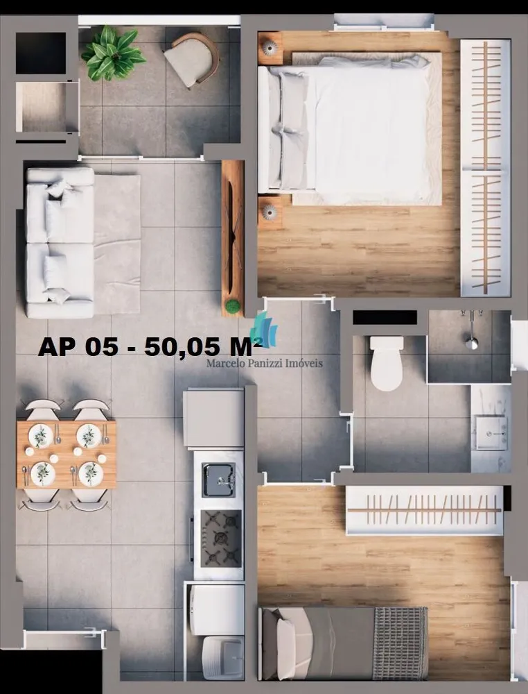 Apartamento, 2 quartos, 53 m² - Foto 12