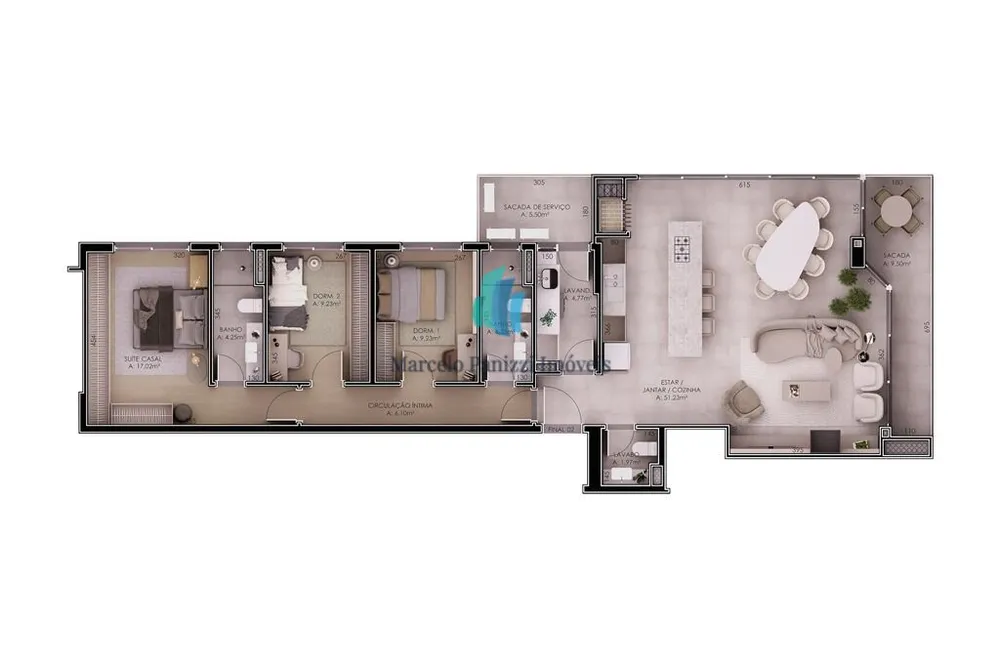 Apartamento, 3 quartos, 145 m² - Foto 12