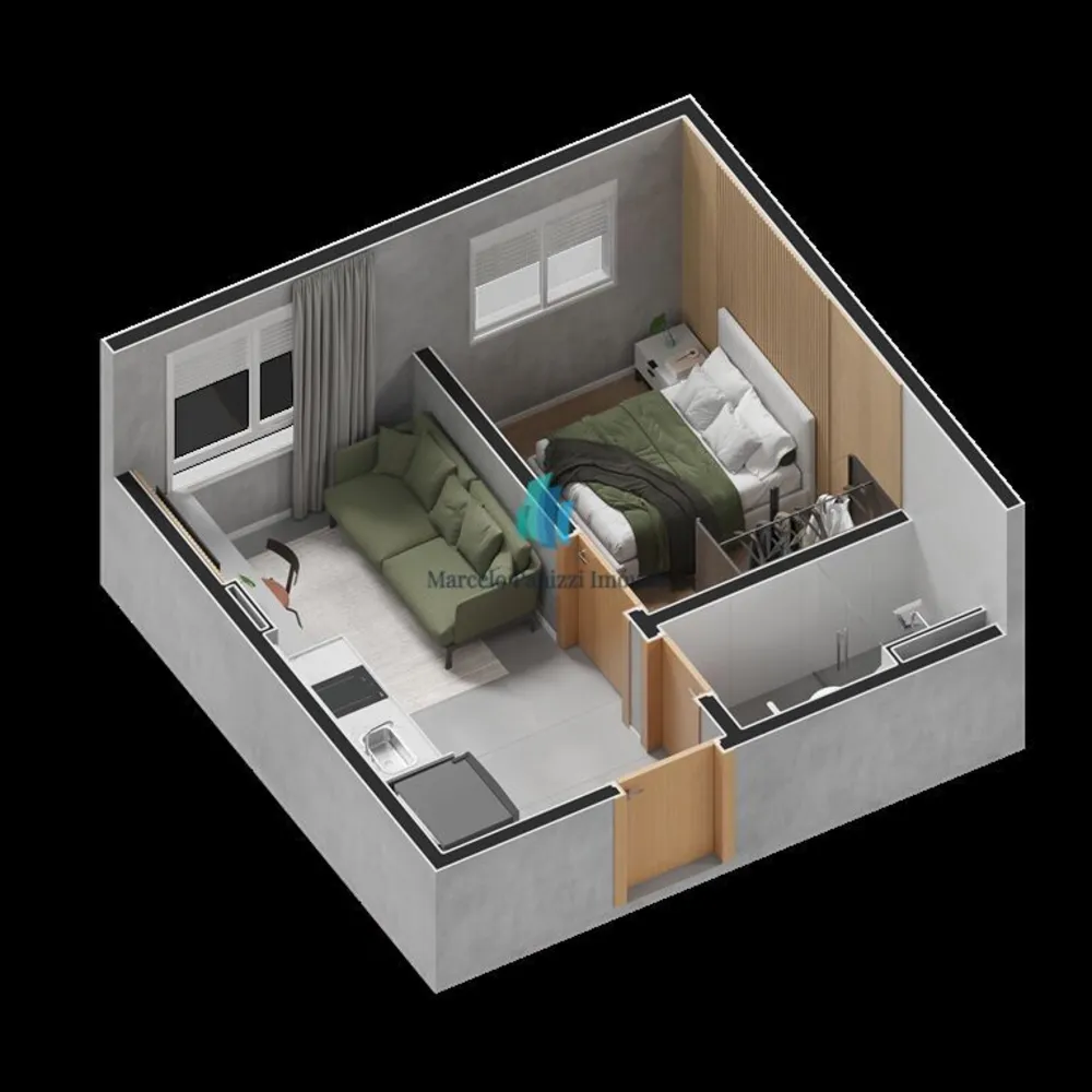 Apartamento, 1 quarto, 23 m² - Foto 4