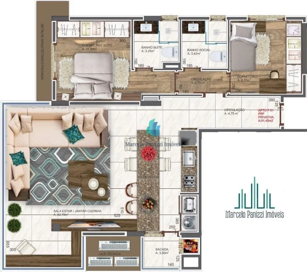 Apartamento, 2 quartos, 91 m² - Foto 13