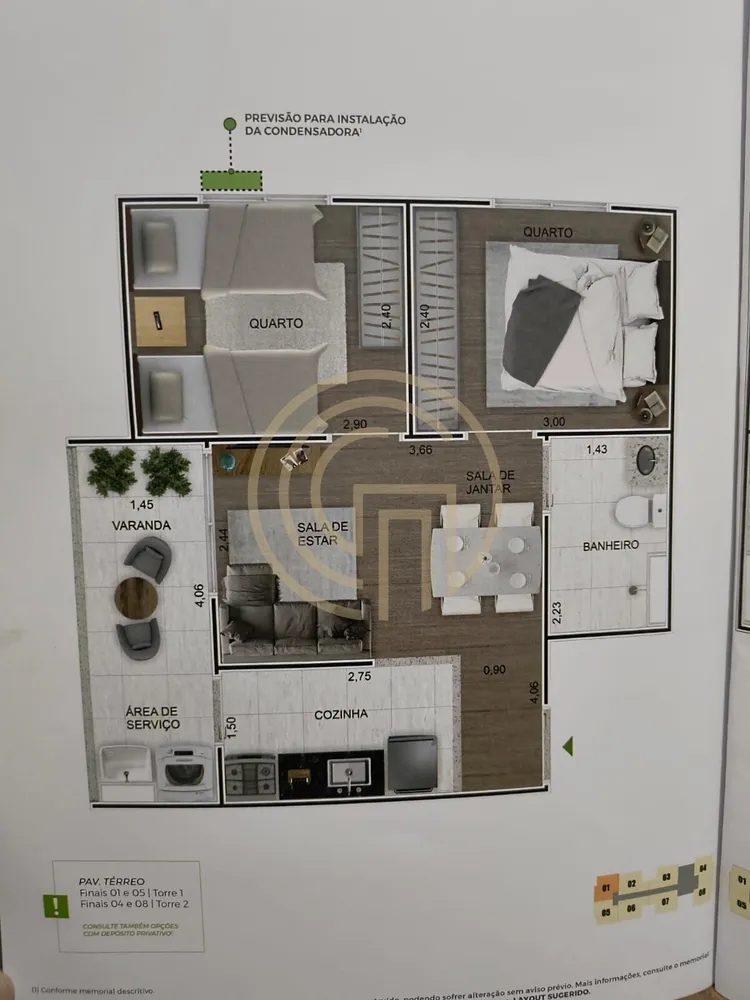 Apartamento, 2 quartos, 42 m² - Foto 7