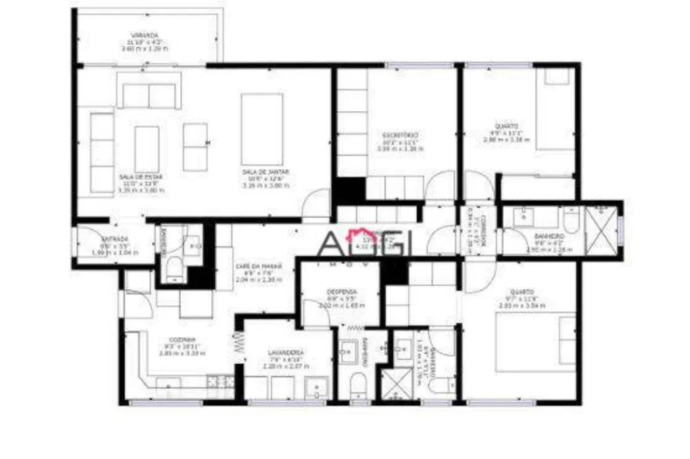 Apartamento, 3 quartos, 115 m² - Foto 3