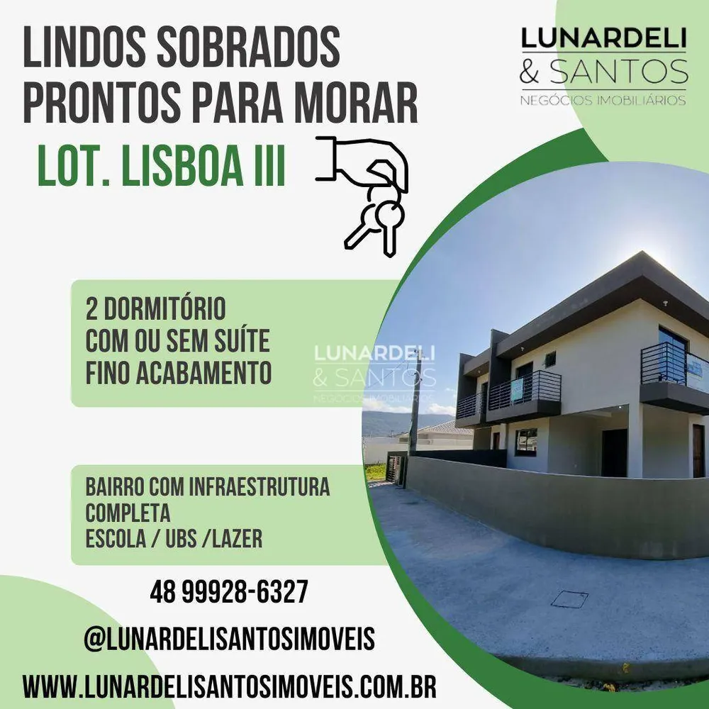 Sobrado, 2 quartos, 84 m² - Foto 1