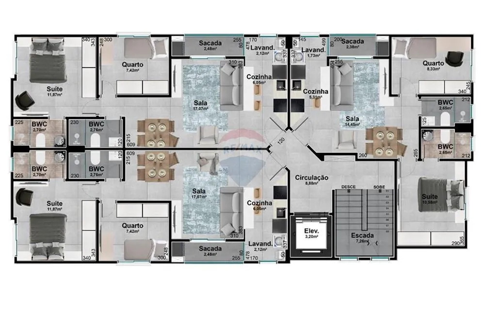 Apartamento, 2 quartos, 54 m² - Foto 12