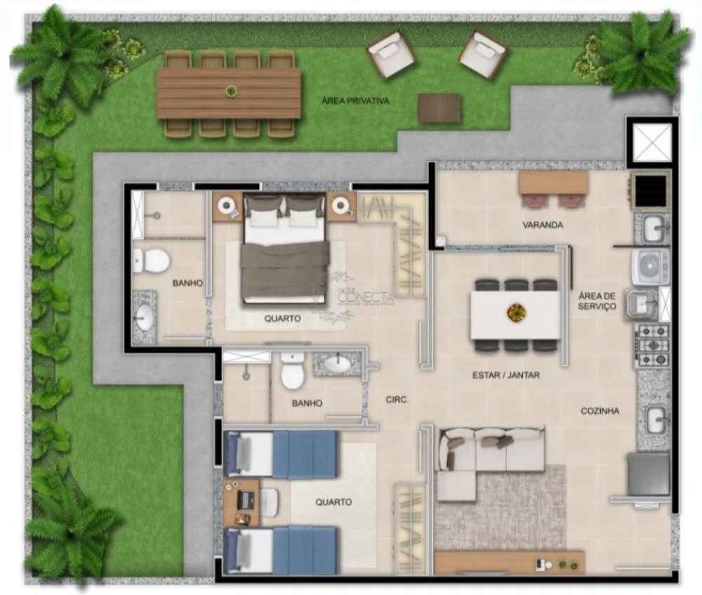 Apartamento, 2 quartos, 57 m² - Foto 13