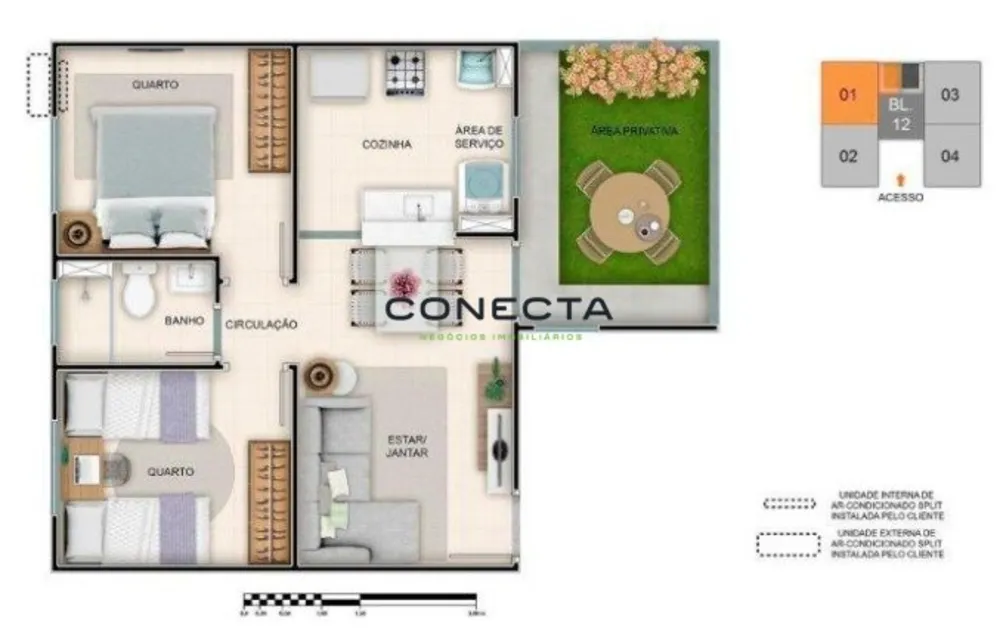 Apartamento, 2 quartos, 47 m² - Foto 6