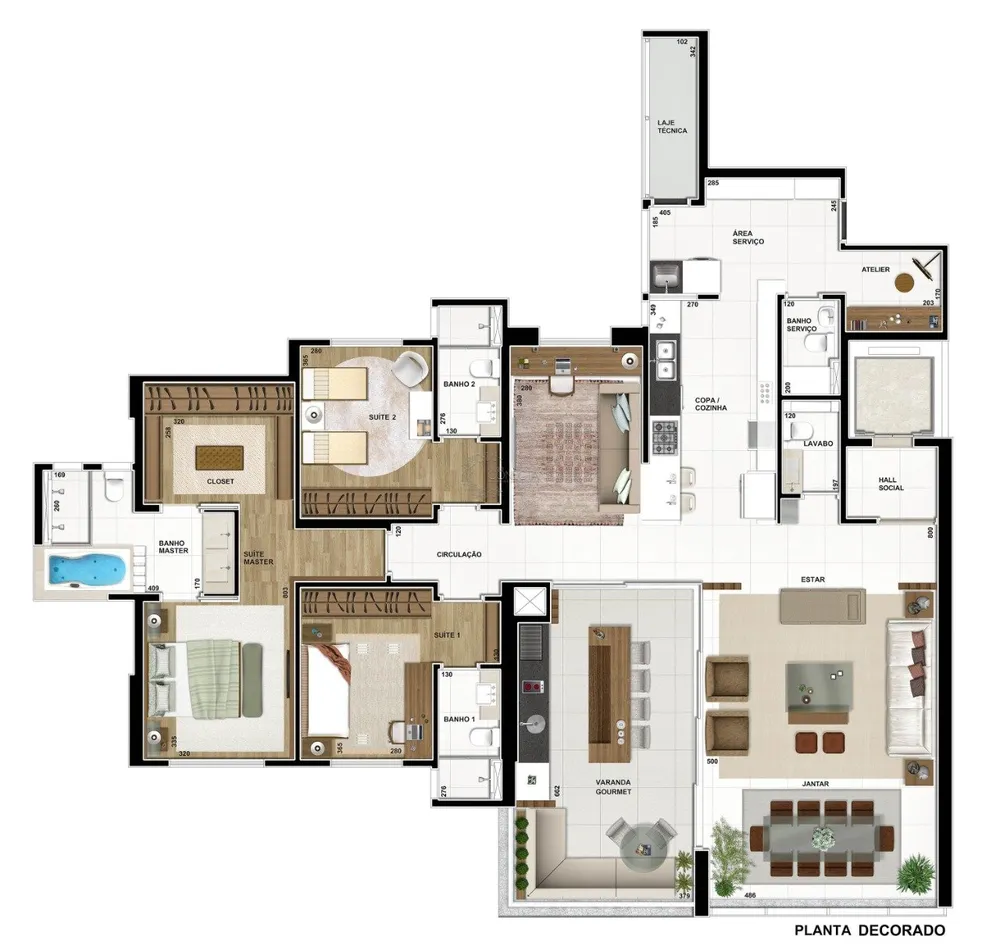 Apartamento, 3 quartos, 214 m² - Foto 12