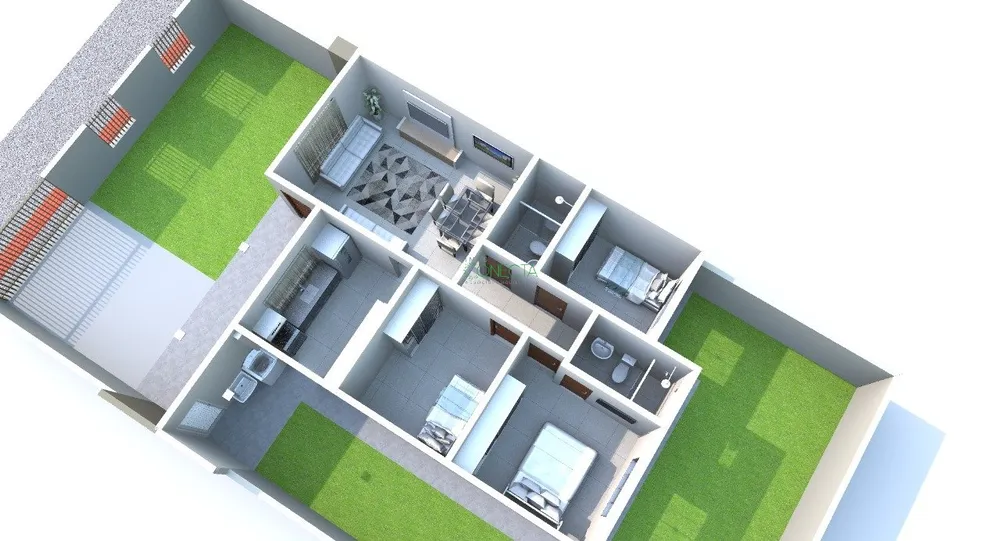 Casa, 3 quartos, 86 m² - Foto 3