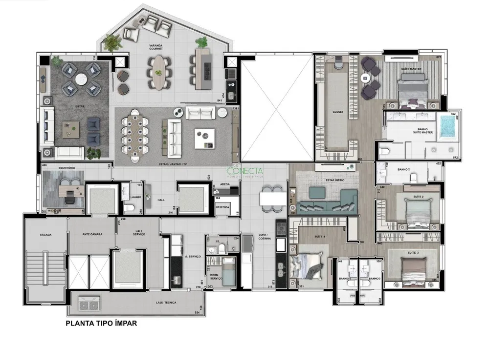 Apartamento, 4 quartos, 427 m² - Foto 10