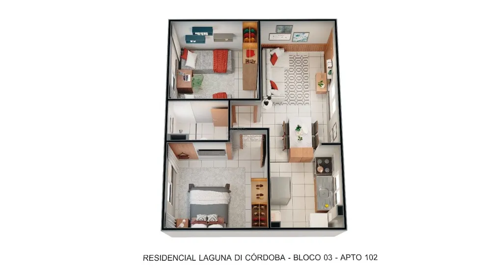 Apartamento, 2 quartos, 44 m² - Foto 9