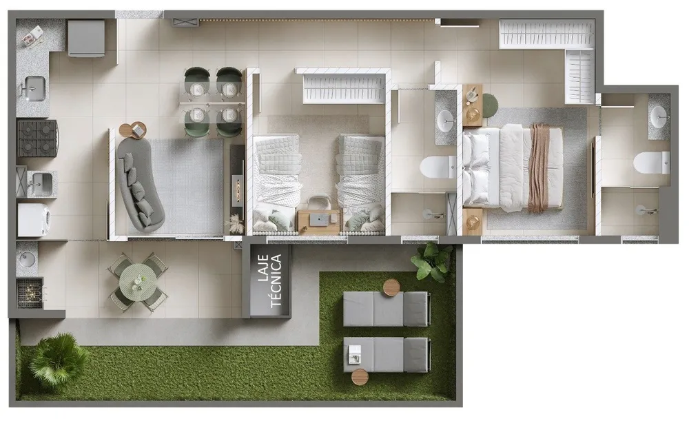 Apartamento, 2 quartos - Foto 12