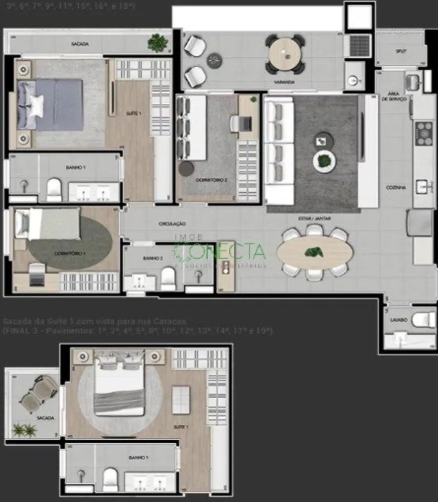 Apartamento, 3 quartos, 104 m² - Foto 8